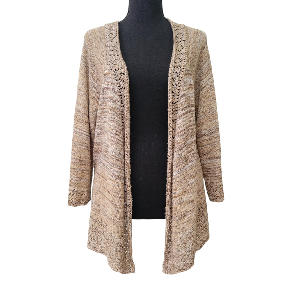 Laura Scott Open Front Knit Cardigan
